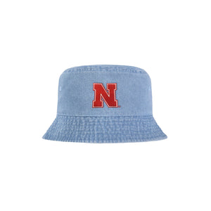 Nebraska Cornhuskers NCAA Denim Bucket Hat