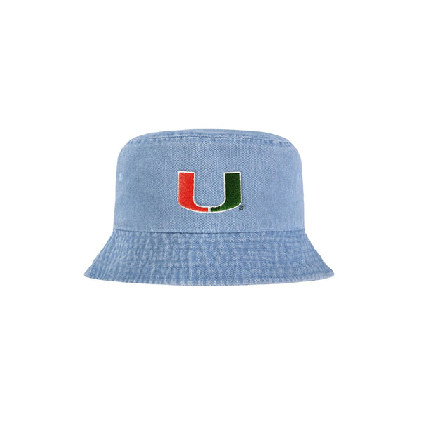 Miami Hurricanes NCAA Team Stripe Bucket Hat