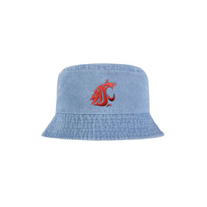 Washington State Cougars NCAA Denim Bucket Hat
