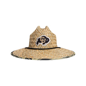 Colorado Buffaloes NCAA Floral Straw Hat