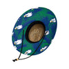 Florida Gulf Coast Eagles NCAA Floral Straw Hat