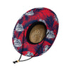 Gonzaga Bulldogs NCAA Floral Straw Hat