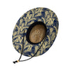 Navy Midshipmen NCAA Floral Straw Hat