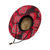 NC State Wolfpack NCAA Floral Straw Hat