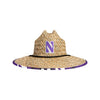 Northwestern Wildcats NCAA Floral Straw Hat