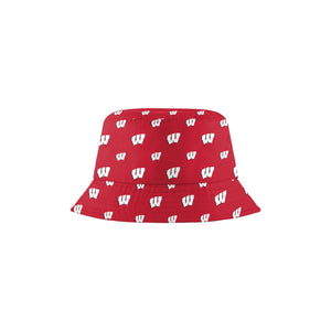 Wisconsin Badgers NCAA Mini Print Bucket Hat