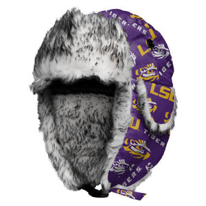 LSU Tigers NCAA Repeat Print Trapper Hat
