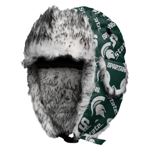 Michigan State Spartans NCAA Repeat Print Trapper Hat