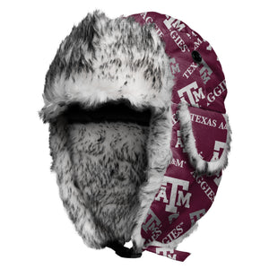 Texas A&M Aggies NCAA Repeat Print Trapper Hat