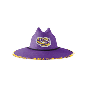 LSU Tigers NCAA Team Color Straw Hat