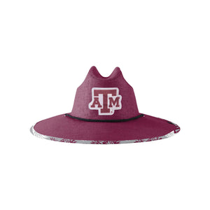 Texas A&M Aggies NCAA Team Color Straw Hat