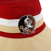 Florida State Seminoles NCAA Team Stripe Bucket Hat