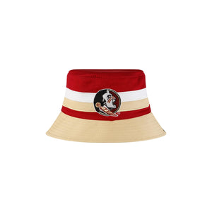 Florida State Seminoles NCAA Team Stripe Bucket Hat