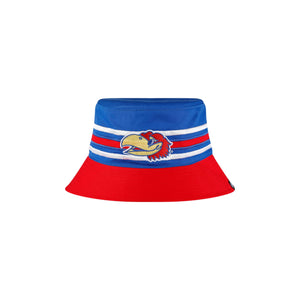 Kansas Jayhawks NCAA Team Stripe Bucket Hat