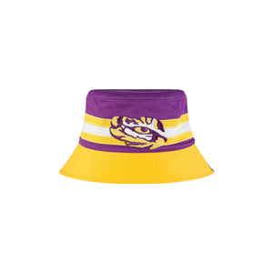 LSU Tigers NCAA Team Stripe Bucket Hat