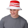 Nebraska Cornhuskers NCAA Team Stripe Bucket Hat