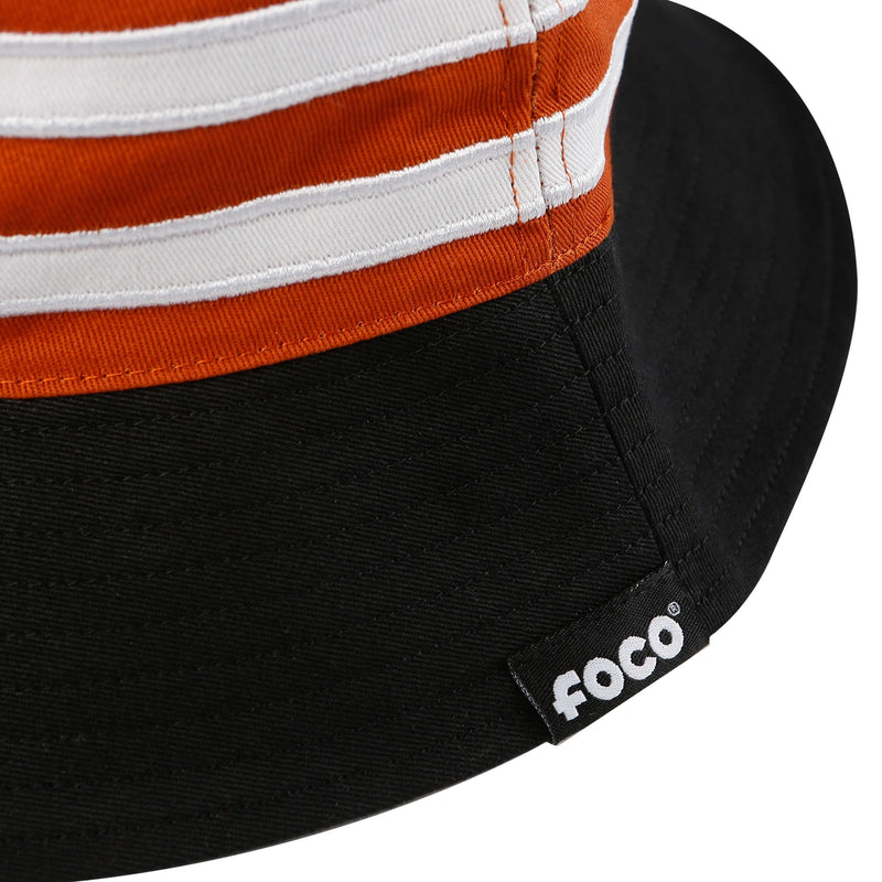 Miami Hurricanes Team Stripe Bucket Hat FOCO