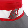 Washington State Cougars NCAA Team Stripe Bucket Hat