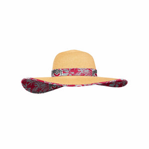 Ohio State Buckeyes NCAA Womens Floral Straw Hat