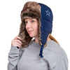 Dallas Cowboys NFL Big Logo Trapper Hat With Face Cover