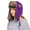 Minnesota Vikings NFL Big Logo Trapper Hat With Face Cover
