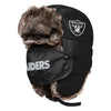 Las Vegas Raiders NFL Big Logo Trapper Hat With Face Cover