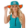 Miami Dolphins NFL Colorblock Boonie Hat