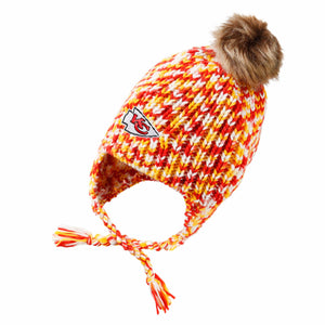 Kansas City Chiefs NFL Colorblend Knit Pom Beanie