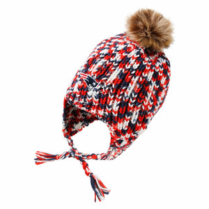 New England Patriots NFL Colorblend Knit Pom Beanie