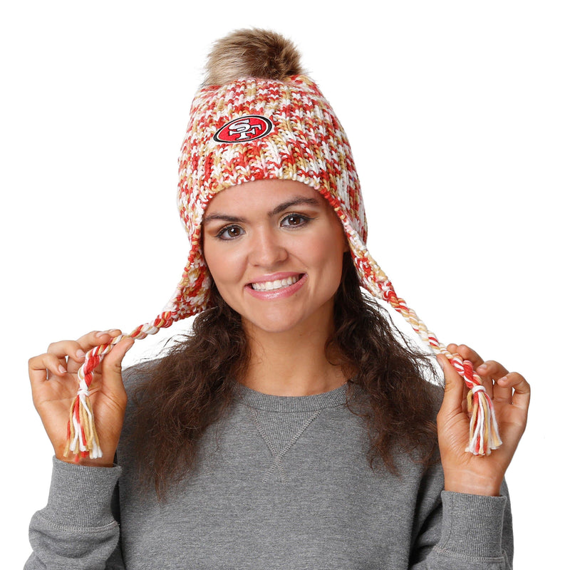 The 49ers NFL Beanie With Yarn Pom Pom