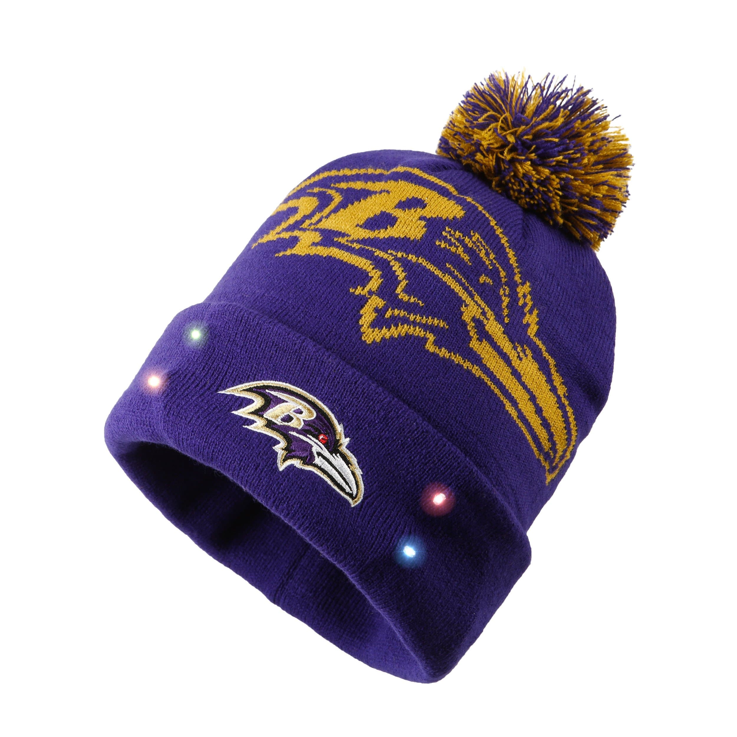 Baltimore ravens knit sales hat