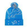 Detroit Lions NFL Cropped Logo Light Up Knit Beanie