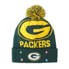 Green Bay Packers NFL Cropped Logo Light Up Knit Beanie