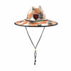 Chicago Bears NFL Floral Printed Straw Hat