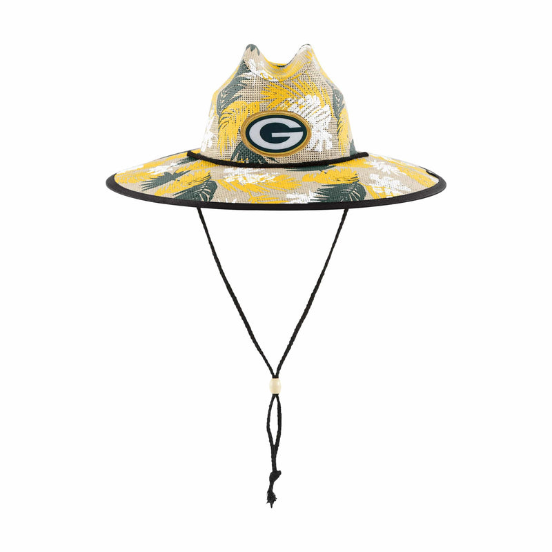 Pittsburgh Steelers Floral Printed Straw Hat