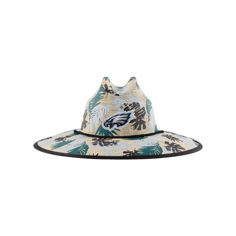 Philadelphia Eagles NFL Floral Printed Straw Hat