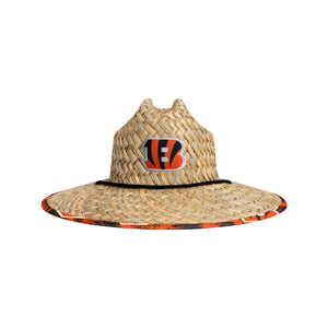 Cincinnati Bengals NFL Floral Straw Hat