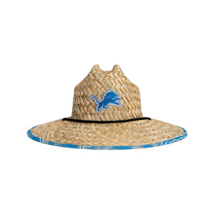 Detroit Lions NFL Floral Straw Hat