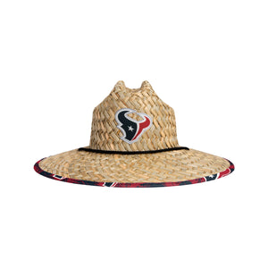 Houston Texans NFL Floral Straw Hat