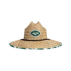 New York Jets NFL Floral Straw Hat