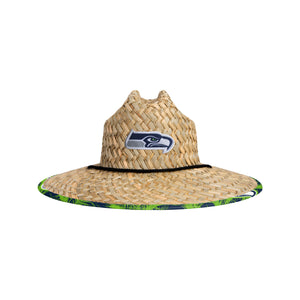 Seattle Seahawks NFL Floral Straw Hat