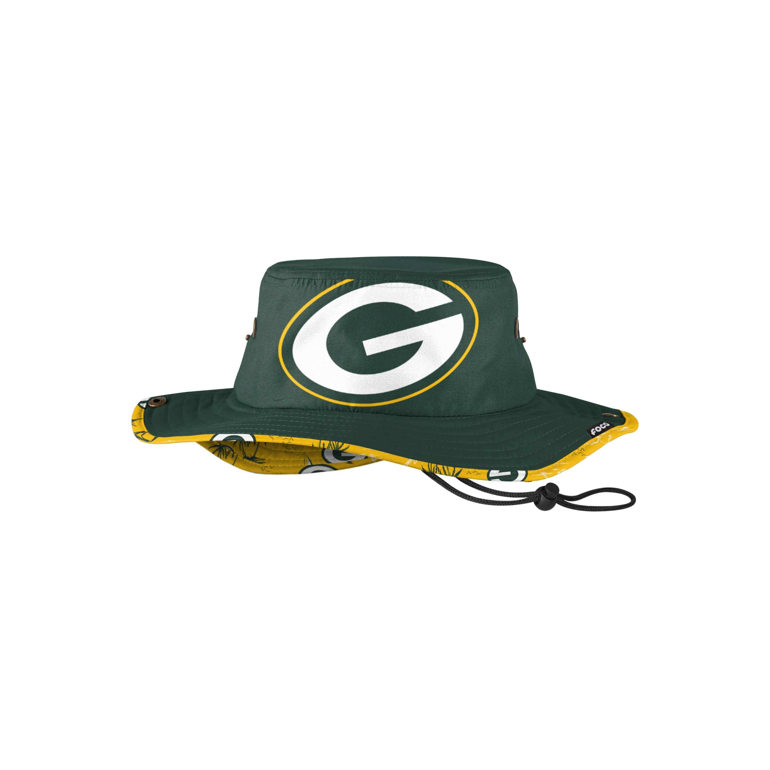 Green Bay Packers NFL Cropped Big Logo Hybrid Boonie Hat