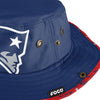 New England Patriots NFL Cropped Big Logo Hybrid Boonie Hat