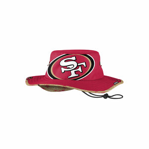 San Francisco 49ers NFL Cropped Big Logo Hybrid Boonie Hat