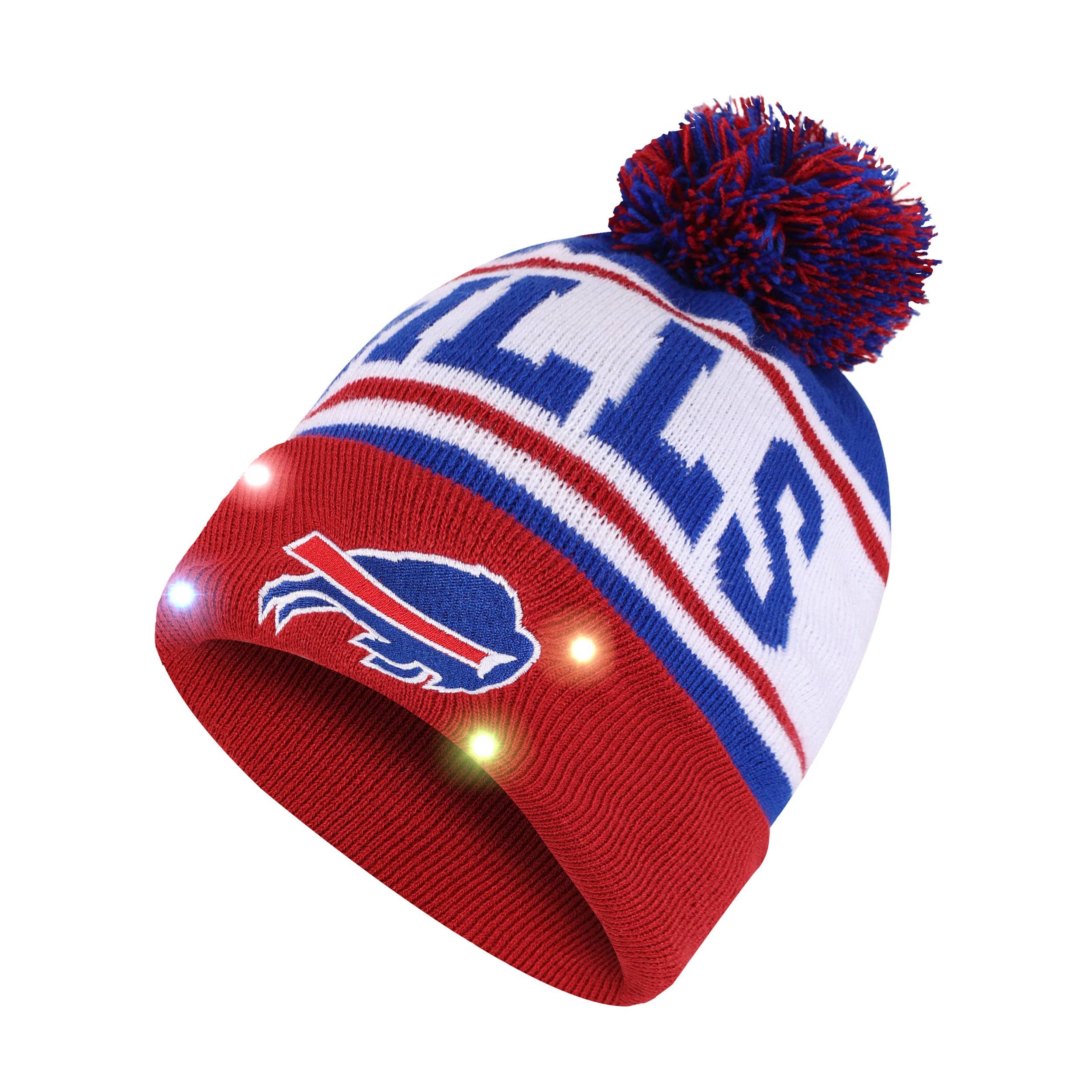 NFL Men's Camouflage Light-Up Beanie - Buffalo Bills