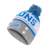 Detroit Lions NFL Snow Stealer Light Up Beanie