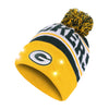 Green Bay Packers NFL Snow Stealer Light Up Beanie