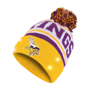 Minnesota Vikings NFL Snow Stealer Light Up Beanie