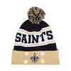 New Orleans Saints NFL Snow Stealer Light Up Beanie