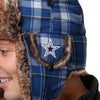 Dallas Cowboys NFL Wordmark Flannel Trapper Hat